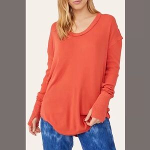 We The Free Oversized Long Sleeve Top